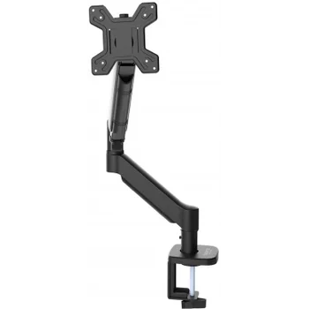 Кронштейн для мониторов ЖК Buro BU-M11 черный 17"-32" макс.10кг крепление к столешнице поворот и нак