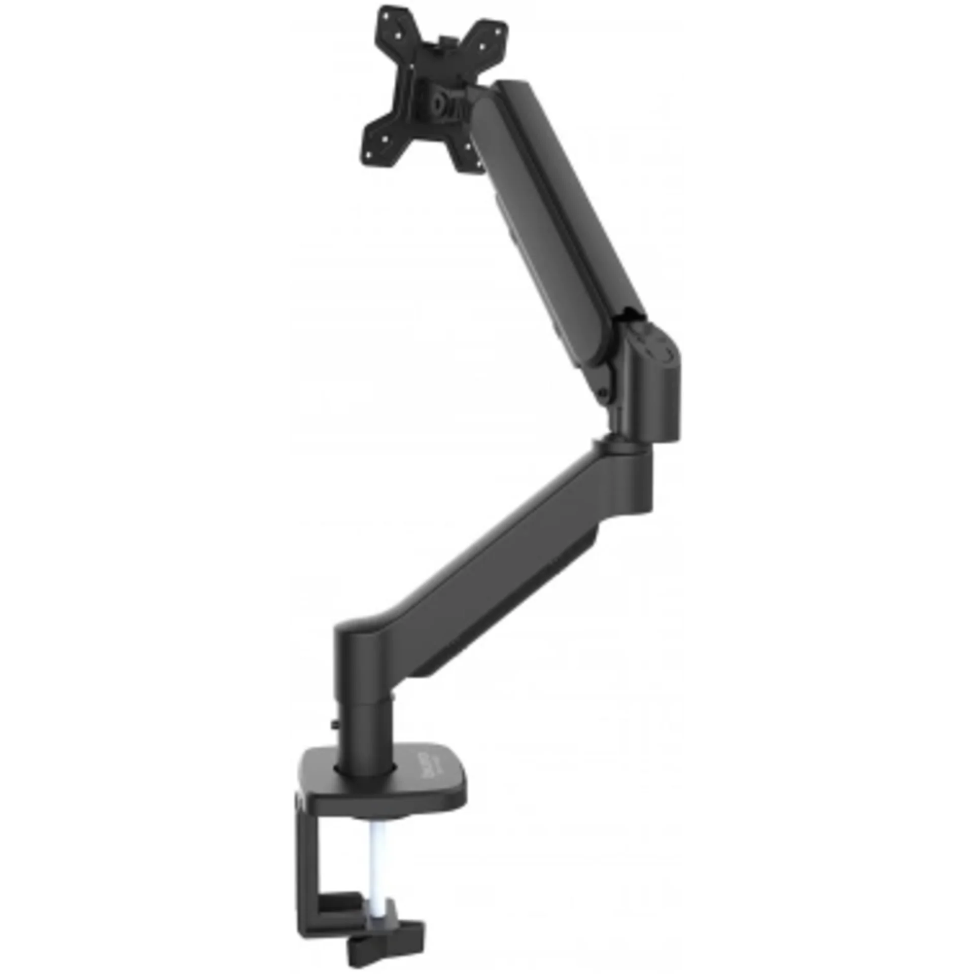 Кронштейн для мониторов ЖК Buro BU-M11 черный 17"-32" макс.10кг крепление к столешнице поворот и нак