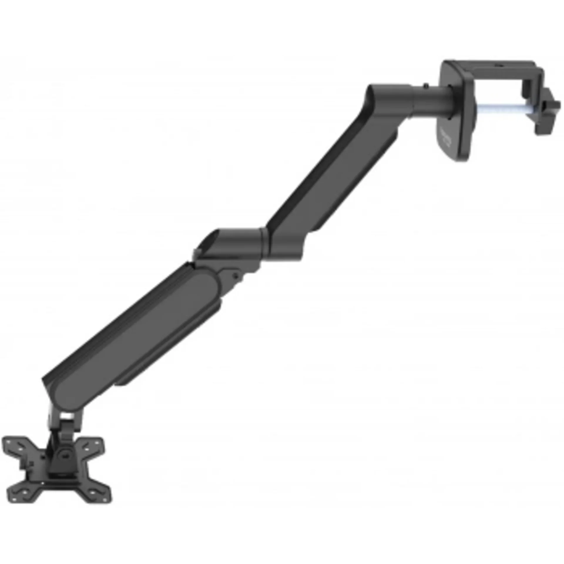 Кронштейн для мониторов ЖК Buro BU-M11 черный 17"-32" макс.10кг крепление к столешнице поворот и нак
