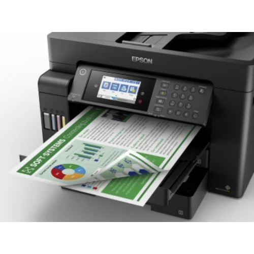 МФУ струйный Epson L15150 (C11CH72404/505/506/403) A3+ Duplex Net WiFi черный