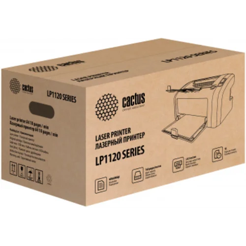 Принтер лазерный Cactus CS-LP1120B A4 черный (в комплекте: картридж + кабель USB A(m) - USB B(m))