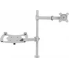 Кронштейн для монитора/ноутбука Cactus CS-VM-LH07-AL серебряный 13"-27" макс.8кг настольный поворот