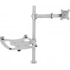 Кронштейн для монитора/ноутбука Cactus CS-VM-LH07-AL серебряный 13"-27" макс.8кг настольный поворот