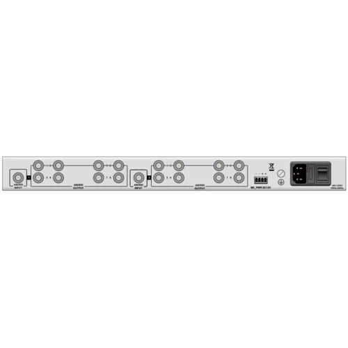 Усилитель-распределитель 2-в-8 сигналов SDI/ASI PBI DCH-2000AD-218