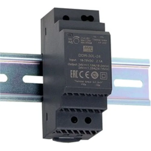 DDR-30G-12, DC/DC преобразователь, 30Вт, вход 9-36В,выход 12В/2,5А Mean Well