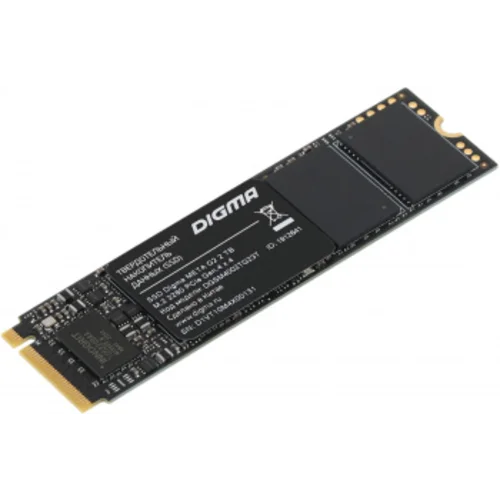 Накопитель SSD Digma PCIe 4.0 x4 2TB DGSM4002TG23T Meta G2 M.2 2280