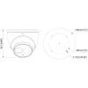 IP камера Dahua DH-IPC-HDW4431EMP-ASE-0280B купольная 4Мп, фикс. объектив 2.8мм, ИК до 50м, WDR 120дБ, встр. микр., PoE, IP67, MicroSD до 128Гб