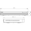 IP Видеорегистратор Dahua DHI-NVR4216-4KS2, 16-канальный, до 8 Мп, 2 HDD, трев. вх. вых. 4/2.
