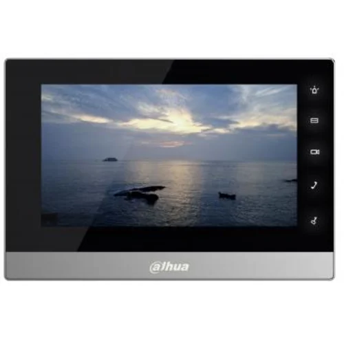 IP монитор для видеодомофона Dahua DHI-VTH1510CH 7 дюймов, 10/100mb, 8 тревожных входов, поддержка PoE, поддержка SD карт (имеет потертости)