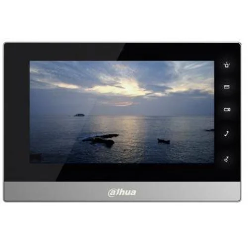 IP монитор для видеодомофона Dahua DHI-VTH1510CH 7 дюймов, 10/100mb, 8 тревожных входов, поддержка PoE, поддержка SD карт.