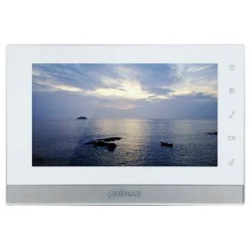 IP монитор для видеодомофона Dahua DHI-VTH1550CH 7 дюймов, 10/100mb, 6 тревожных входов, поддержка PoE, поддержка SD карт.