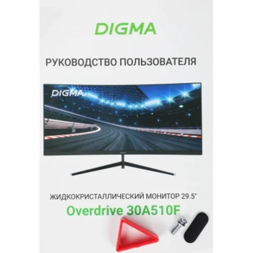 Монитор Digma 29.5" Overdrive 30A510F черный VA LED 1ms 21:9 HDMI матовая 300cd 178гр/178гр 2560x108