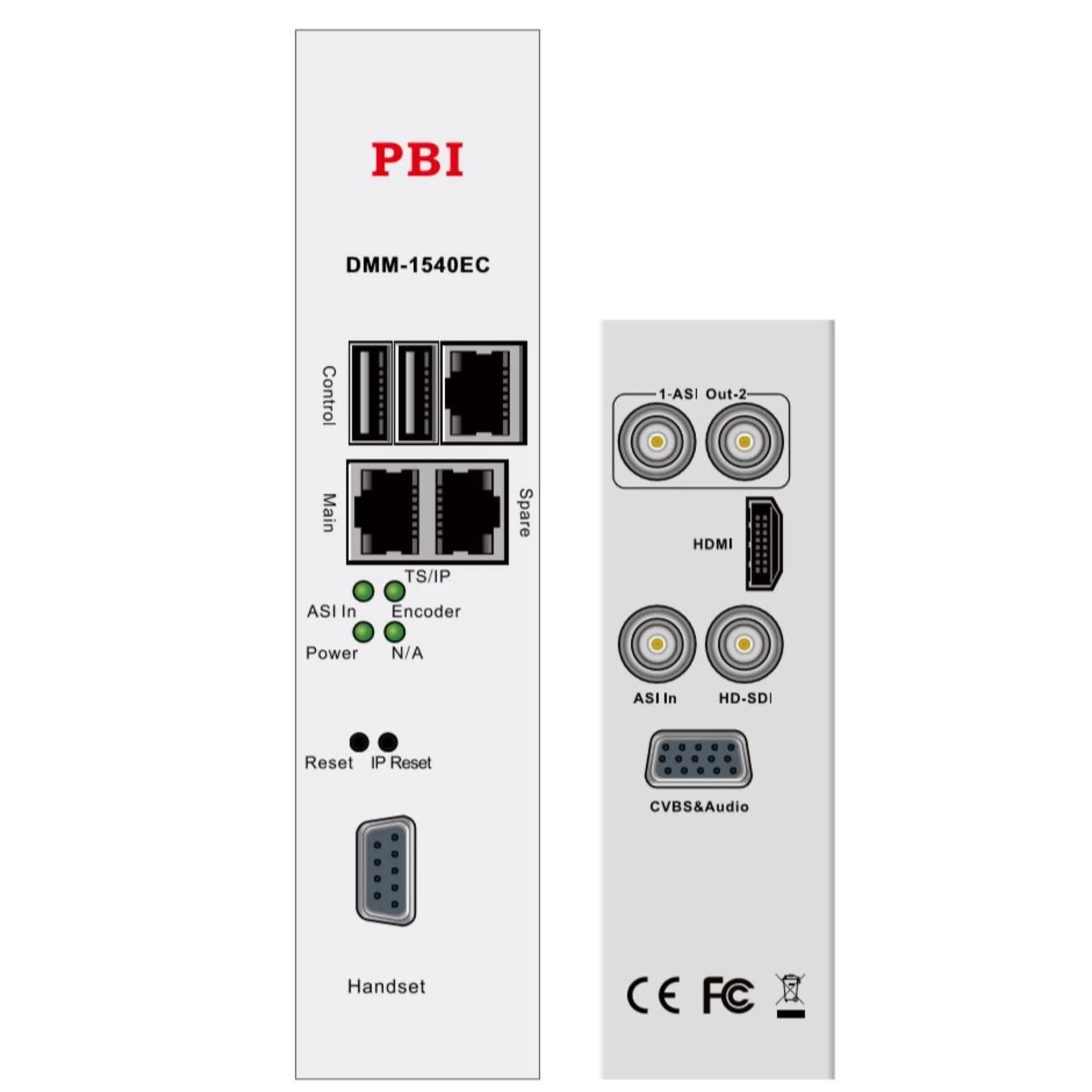 Модуль H.264 HD encoder IP выход PBI DMM-1540EC-40