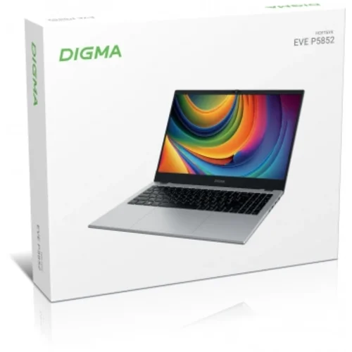 Ноутбук Digma EVE P5852 N-series N200 8Gb SSD256Gb Intel UHD Graphics 15.6" IPS FHD (1920x1080) Wind