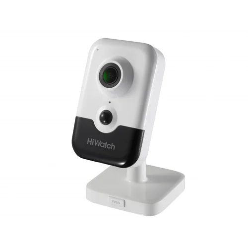 Внутренняя IP-камера DS-I214(B) (2.8mm), 2Мп, 2.8мм, ИК до 10м, DWDR, microSD до 128Гб, DC12В/PoE, встр. микр. и динамик