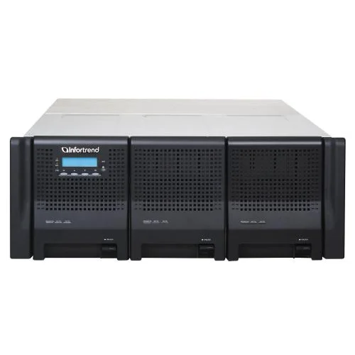 Система хранения данных Infortrend DS3060RE-B (2xCtrl, до 60xHDD, 2xSAS6G внеш. порт, 2x2GB, 4x1G порта iSCSI)