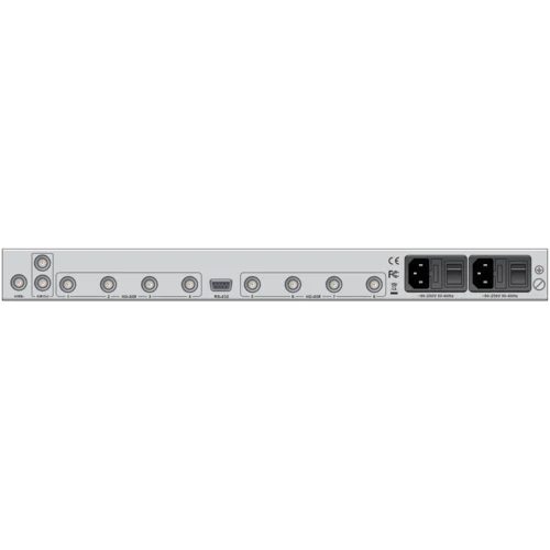Профессиональный 8ми канальный SDI кодер MPEG-4 PBI DXP-8000EC-82S