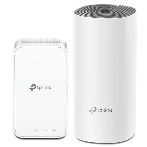 Комплект - Беспроводной маршрутизаитор AC1200 Домашняя Mesh Wi-Fi система Deco E3 (2 устройства)