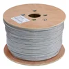 Кабель NETLAN коаксиальный, RG-6 (75 Ом), одножильный, CCS (омедненная сталь), внутренний, PVC нг(A), белый, 305м