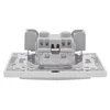 Розетка 1-м СП Минск 16А IP20 с заземл. защ. шторки бел. Basic EKF ERR16-028-100