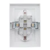 Розетка 2-м СП Минск 16А IP20 с заземл. защ. шторки бел. Basic EKF ERR16-128-100