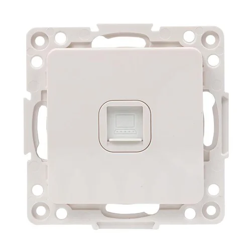 Розетка компьютерная 1-м Стокгольм RJ45 механизм бел. PROxima EKF EYK01-035-10