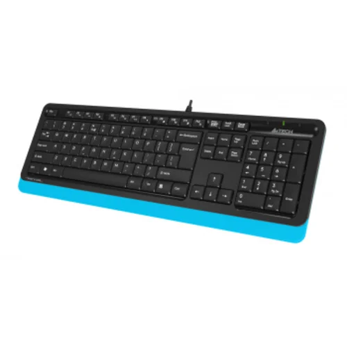 Клавиатура + мышь A4Tech Fstyler F1010 клав:чер/синий мышь:чер/синий USB Multimedia (F1010 BLUE)