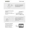 Клавиатура + мышь A4Tech Fstyler F1010 клав:чер/оранж мышь:чер/оранж USB Multimedia (F1010 ORANGE)