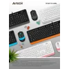 Клавиатура + мышь A4Tech Fstyler F1010 клав:чер/оранж мышь:чер/оранж USB Multimedia (F1010 ORANGE)