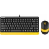 Клавиатура + мышь A4Tech Fstyler F1110 клав:чер/желтый мышь:чер/желтый USB Multimedia (F1110 BUMBLEBEE)