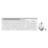 Клавиатура + мышь A4Tech Fstyler FB2535C клав:бел/серый мышь:бел/серый USB беспроводная Bluetooth/Радио slim (FB2535C ICY WHITE)