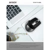 Мышь A4Tech Fstyler FB35 серый оптическая (2000dpi) беспроводная BT/Radio USB для ноутбука (6but)