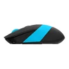 Мышь A4Tech Fstyler FG10 черный/синий оптическая (2000dpi) беспроводная USB (4but)