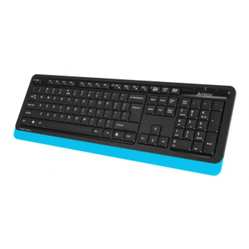 Клавиатура + мышь A4Tech Fstyler FG1010 клав:черный/синий мышь:черный/синий USB беспроводная Multimedia (FG1010 BLUE)