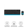 Клавиатура + мышь A4Tech Fstyler FG1010 клав:черный/синий мышь:черный/синий USB беспроводная Multimedia (FG1010 BLUE)