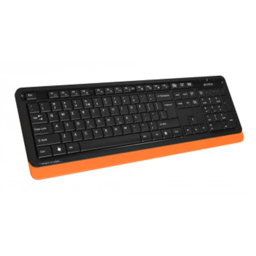 Клавиатура + мышь A4Tech Fstyler FG1010 клав:черный/оранжевый мышь:черный/оранжевый USB беспроводная Multimedia (FG1010 ORANGE)