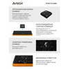 Клавиатура + мышь A4Tech Fstyler FG1010 клав:черный/оранжевый мышь:черный/оранжевый USB беспроводная Multimedia (FG1010 ORANGE)