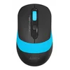 Мышь A4Tech Fstyler FG10S черный/синий оптическая (2000dpi) silent беспроводная USB для ноутбука (4but)