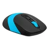Мышь A4Tech Fstyler FG10S черный/синий оптическая (2000dpi) silent беспроводная USB для ноутбука (4but)