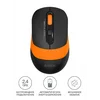 Мышь A4Tech Fstyler FG10S черный/оранжевый оптическая (2000dpi) silent беспроводная USB для ноутбука
