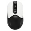 Мышь A4Tech Fstyler FG12 Panda белый/черный оптическая (1200dpi) беспроводная USB (3but)