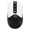 Мышь A4Tech Fstyler FG12S Panda белый/черный оптическая (1200dpi) silent беспроводная USB (3but)