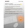 Мышь A4Tech Fstyler FG12S Panda белый/черный оптическая (1200dpi) silent беспроводная USB (3but)