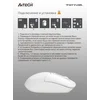 Мышь A4Tech Fstyler FG12S белый оптическая (1200dpi) silent беспроводная USB (3but)
