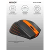 Мышь A4Tech Fstyler FG30S серый/оранжевый оптическая (2000dpi) silent беспроводная USB (6but)