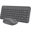 Клавиатура + мышь A4Tech Fstyler FG3200 Air2 клав:серый мышь:серый USB беспроводная slim Multimedia