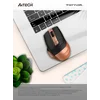 Мышь A4Tech Fstyler FG35 бронзовый/черный оптическая (2000dpi) беспроводная USB (6but)