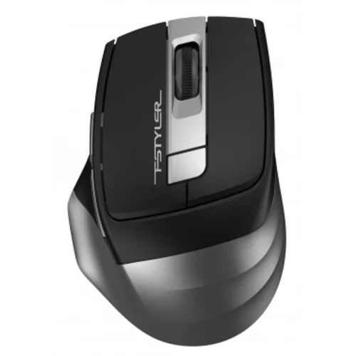 Мышь A4Tech Fstyler FG35 серый/черный оптическая (2000dpi) беспроводная USB (6but)