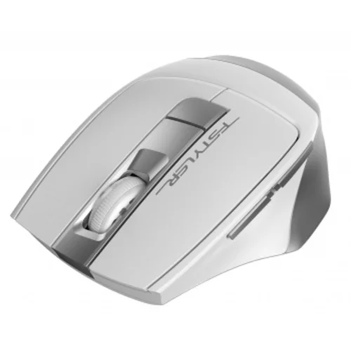 Мышь A4Tech Fstyler FG35 серебристый/белый оптическая (2000dpi) беспроводная USB (6but)