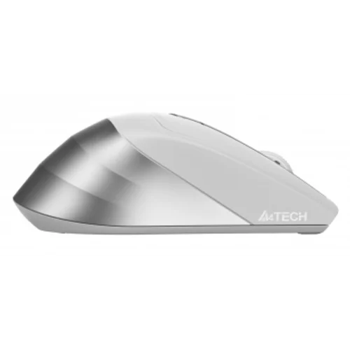 Мышь A4Tech Fstyler FG35 серебристый/белый оптическая (2000dpi) беспроводная USB (6but)